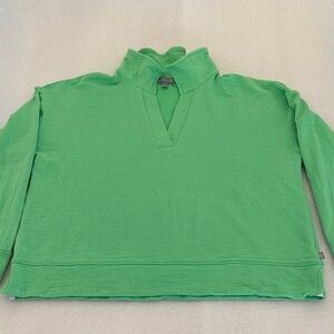 T by Talbots Lime Green Sweatshirt